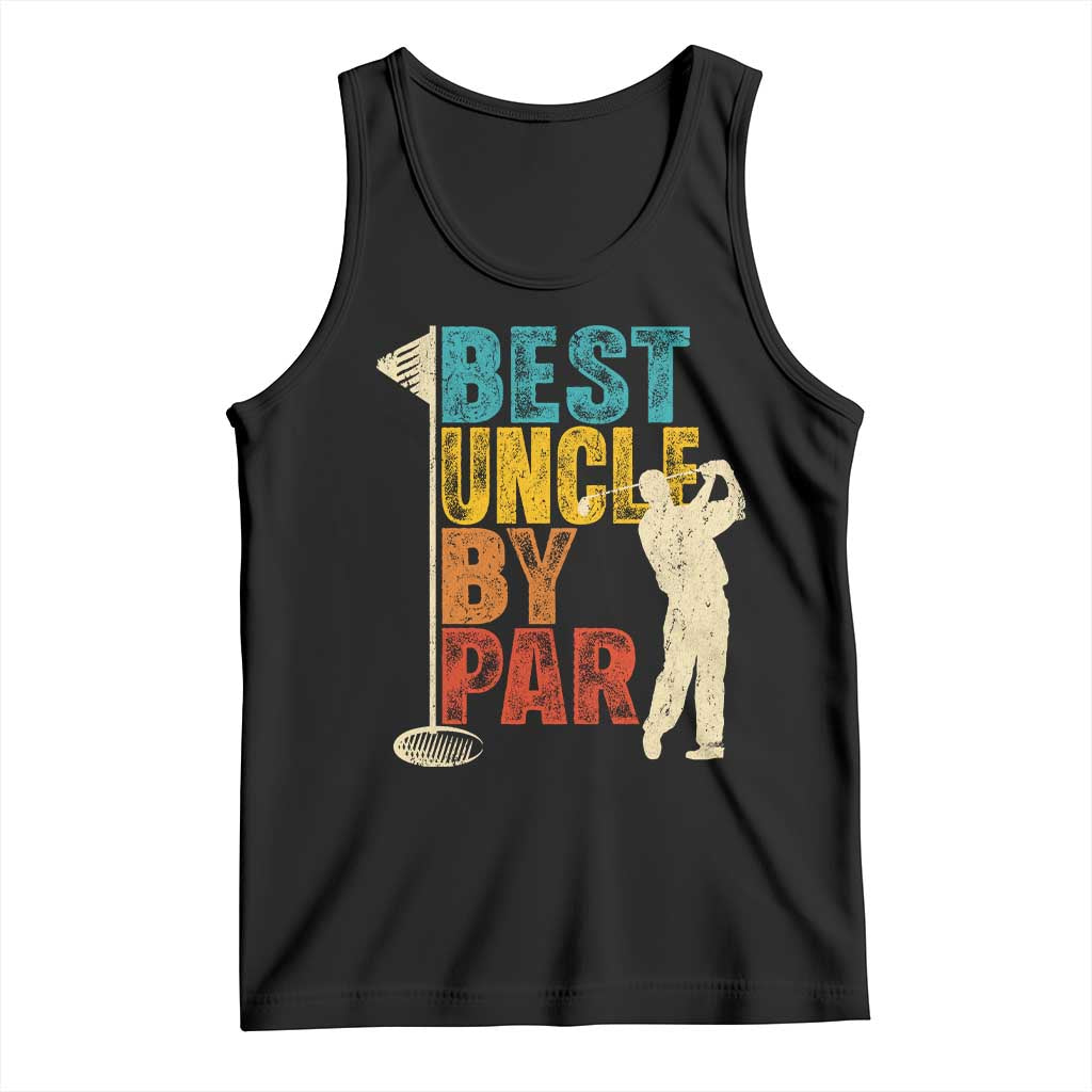 Golf Gifts for Uncle Tank Top Golf Fathers Day Golfer Uncle Gift TS10 Black Print Your Wear