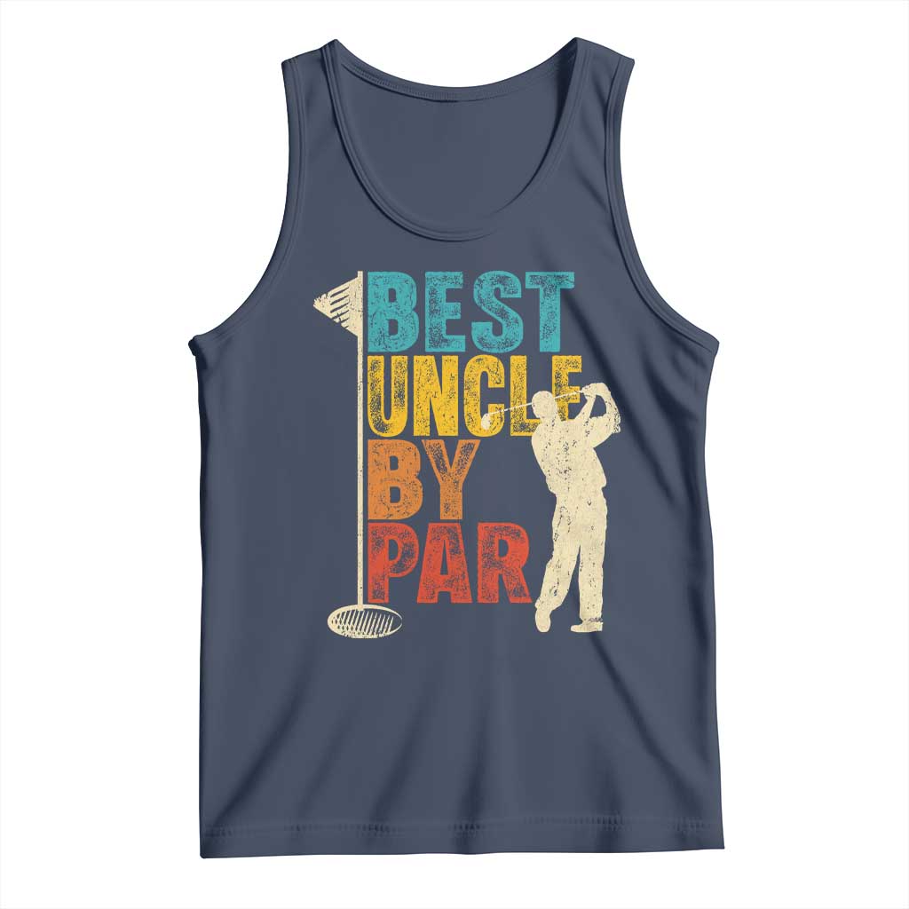 Golf Gifts for Uncle Tank Top Golf Fathers Day Golfer Uncle Gift TS10 Navy Print Your Wear