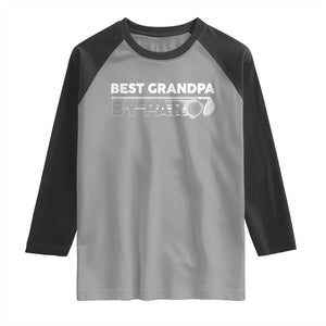 Golf Grandpa Raglan Shirt Best Grandpa By Par Golfing Golfer Funny Fathers Day Gifts TS10 Sport Gray Black Print Your Wear