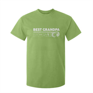 Golf Grandpa T Shirt For Kid Best Grandpa By Par Golfing Golfer Funny Fathers Day Gifts TS10 Lime Print Your Wear