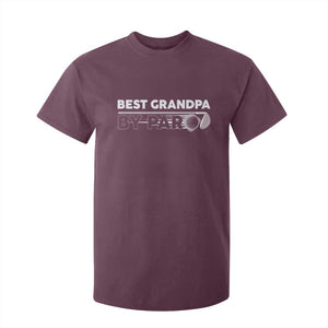 Golf Grandpa T Shirt For Kid Best Grandpa By Par Golfing Golfer Funny Fathers Day Gifts TS10 Maroon Print Your Wear