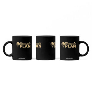 Golfer Retired Coffee Mug My Golf Retirement Plan Funny Saying Golfing TS10 Print Your Wear