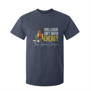 Good Leaders Don't Match Energy They Inspire Change T Shirt For Kid Black Leadership Juneteenth TS11 Navy Print Your Wear
