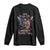 Gothic Skeleton Roses Long Sleeve Shirt In My Next Life I Want To Be The Karma Fairy Pink TS02 Black Print Your Wear