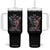 Gothic Skeleton Roses Tumbler With Handle In My Next Life I Want To Be The Karma Fairy Pink TS02 One Size: 40 oz Black Print Your Wear