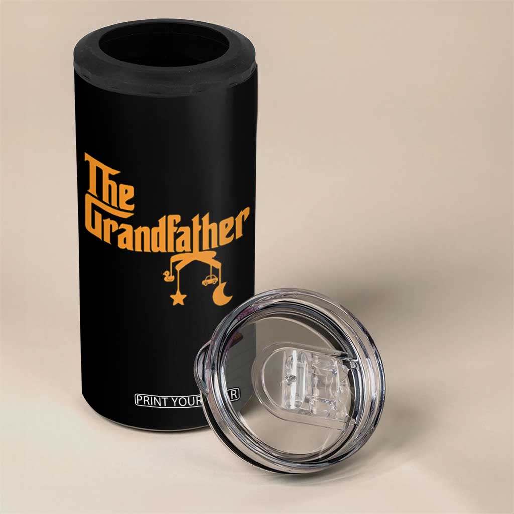 Grandfather 4 in 1 Can Cooler Tumbler Funny Grandpa Fathers Day TS10 Print Your Wear