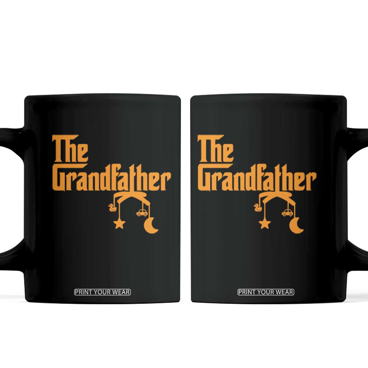 Grandfather Coffee Mug Funny Grandpa Fathers Day TS10 Black Print Your Wear