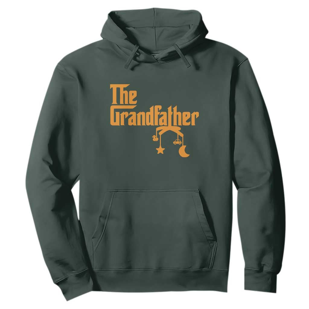 Grandfather Hoodie Funny Grandpa Fathers Day TS10 Dark Forest Green Print Your Wear