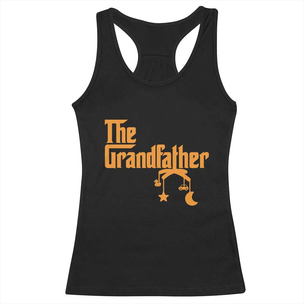 Grandfather Racerback Tank Top Funny Grandpa Fathers Day TS10 Black Print Your Wear