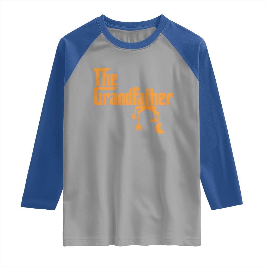 Grandfather Raglan Shirt Funny Grandpa Fathers Day TS10 Sport Gray Royal Print Your Wear