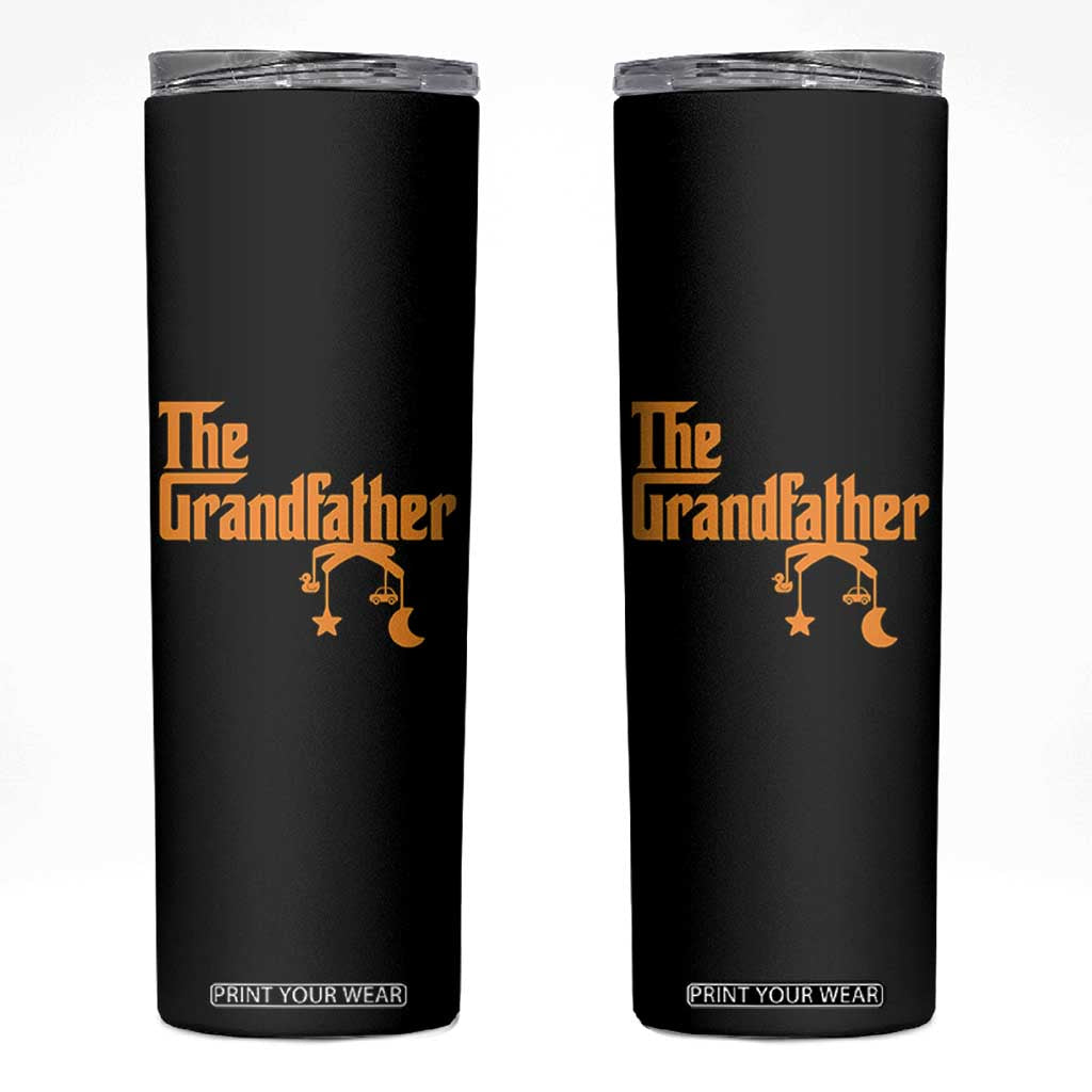 Grandfather Skinny Tumbler Funny Grandpa Fathers Day TS10 Black Print Your Wear