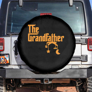 Grandfather Spare Tire Cover Funny Grandpa Fathers Day TS10 No hole Black Print Your Wear