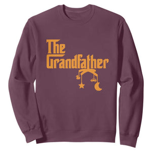 Grandfather Sweatshirt Funny Grandpa Fathers Day TS10 Maroon Print Your Wear