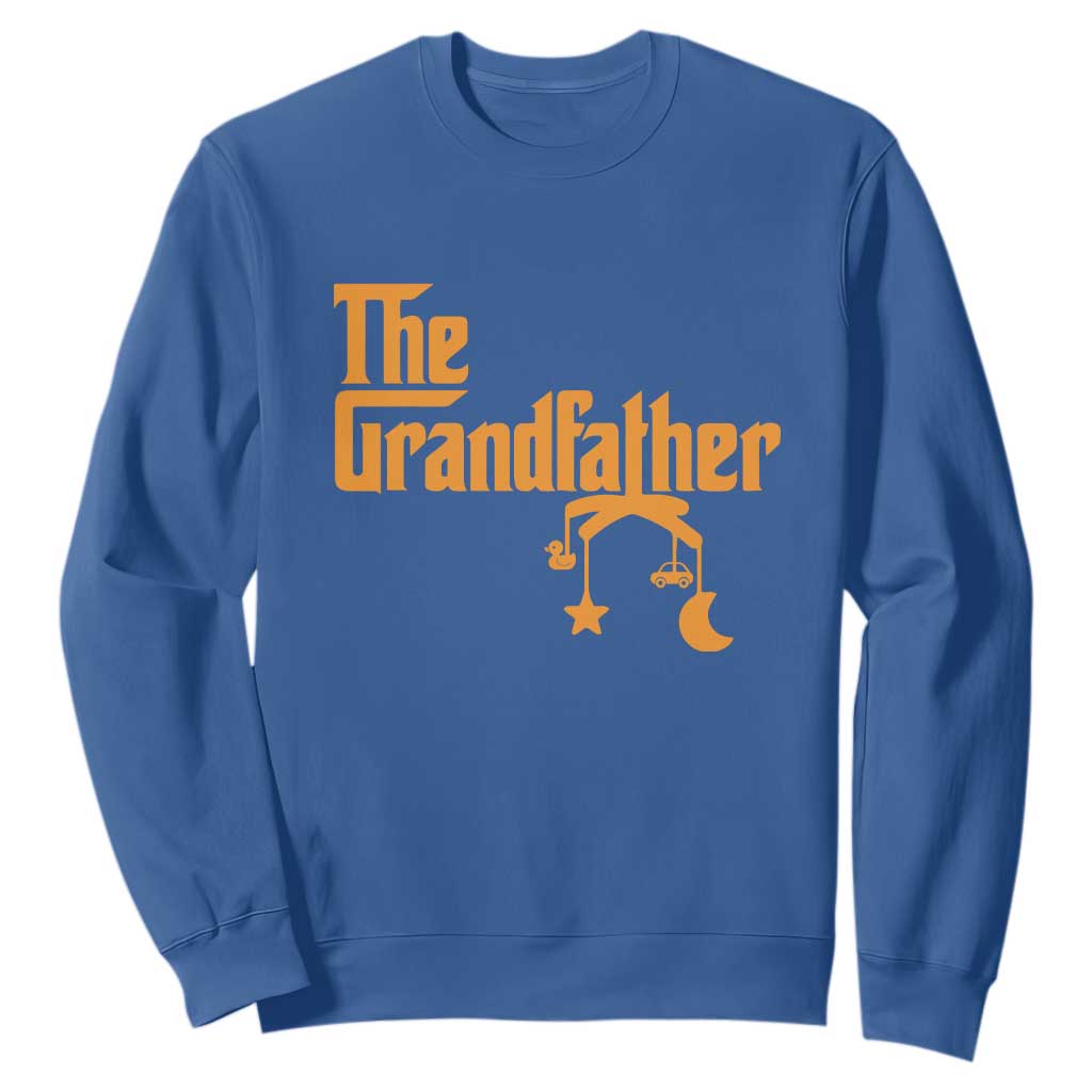Grandfather Sweatshirt Funny Grandpa Fathers Day TS10 Royal Blue Print Your Wear