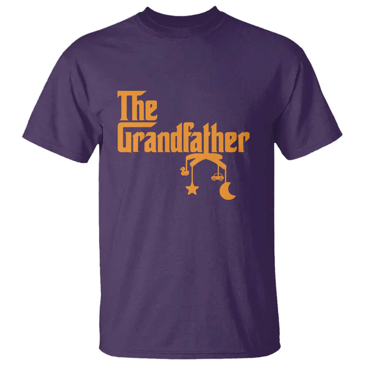 Grandfather T Shirt Funny Grandpa Fathers Day TS10 Purple Print Your Wear