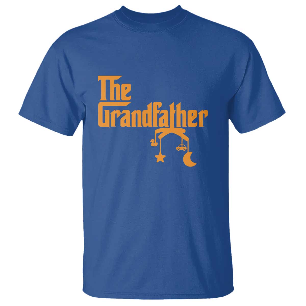 Grandfather T Shirt Funny Grandpa Fathers Day TS10 Royal Blue Print Your Wear