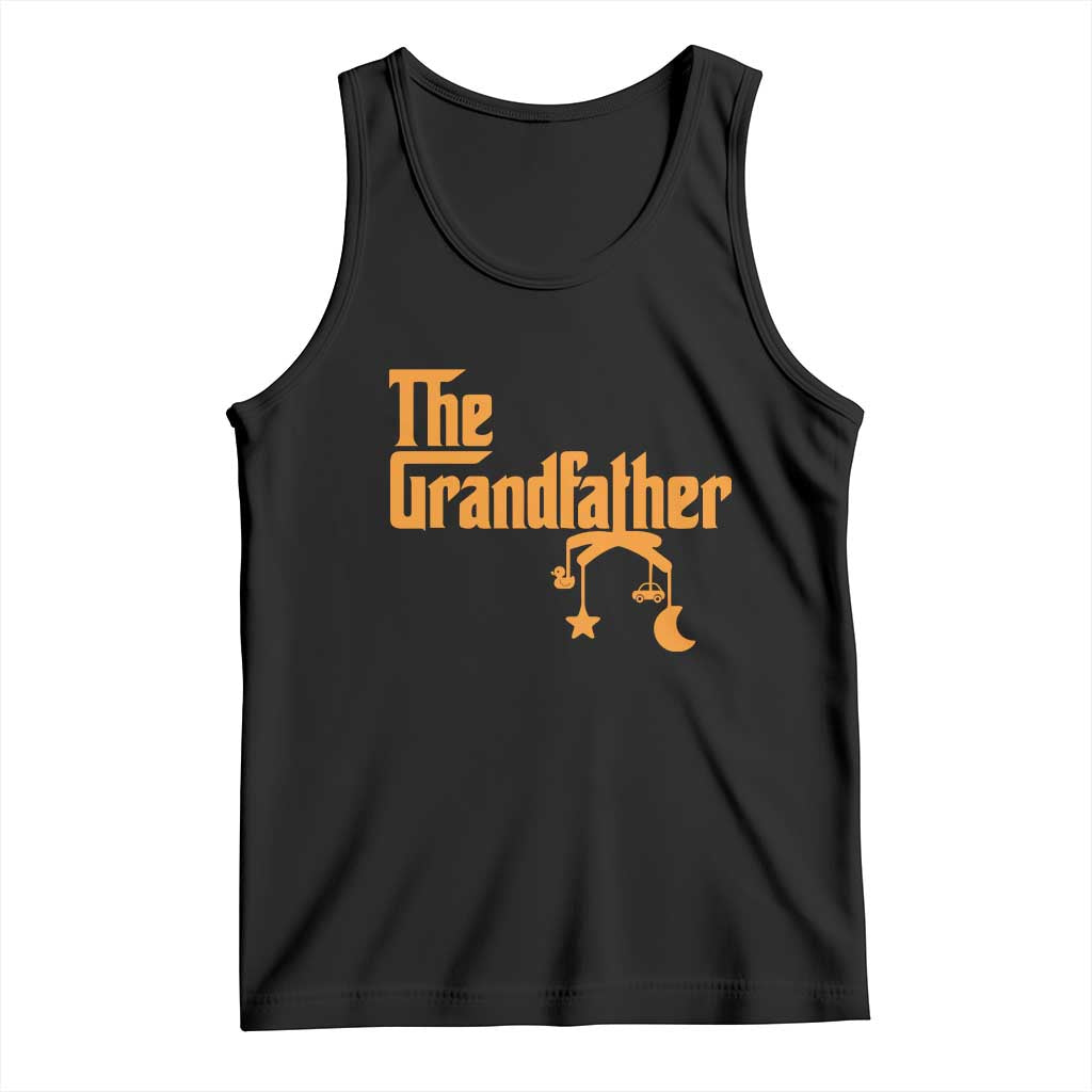 Grandfather Tank Top Funny Grandpa Fathers Day TS10 Black Print Your Wear