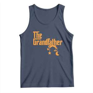 Grandfather Tank Top Funny Grandpa Fathers Day TS10 Navy Print Your Wear