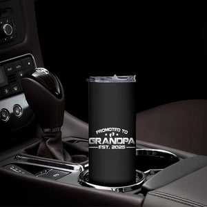Grandpa Est 2025 Skinny Tumbler New Grandpa Father's Day Gift TS10 Print Your Wear