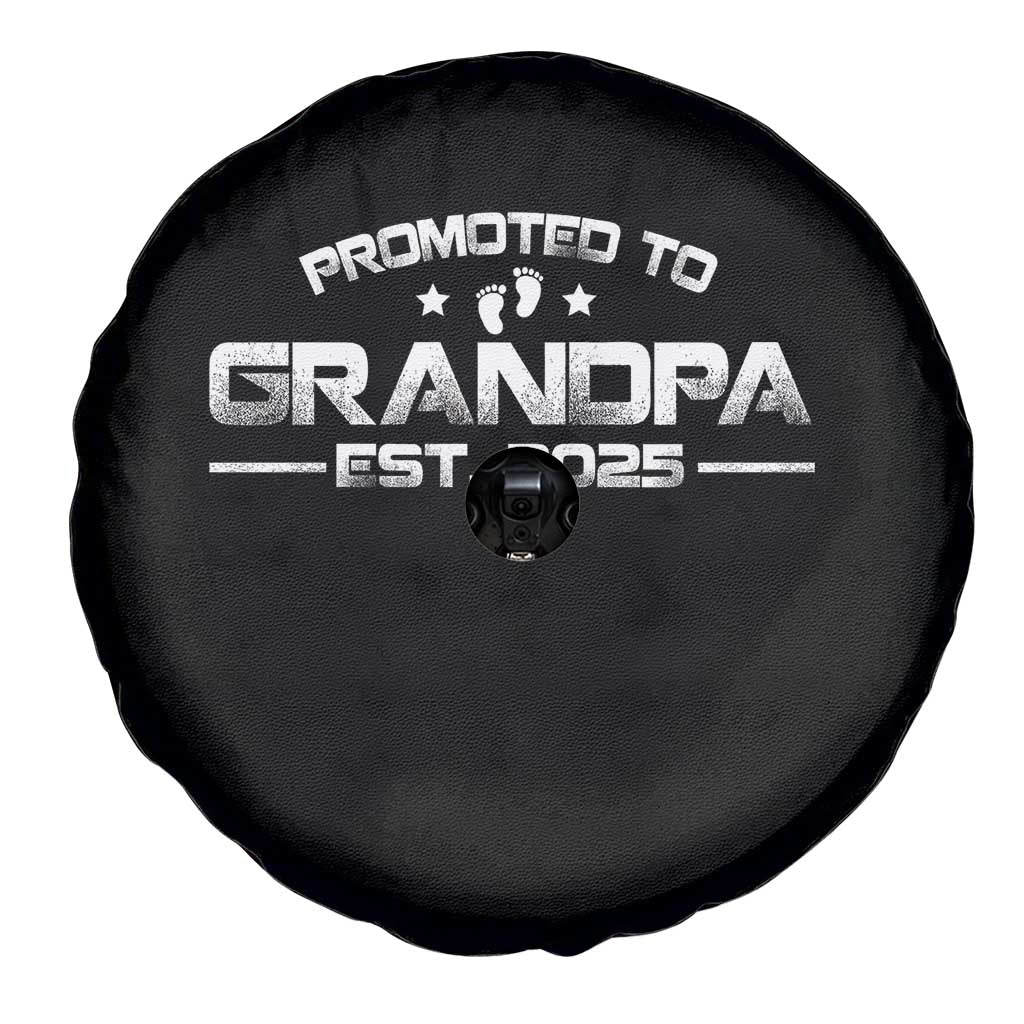 Grandpa Est 2025 Spare Tire Cover New Grandpa Father's Day Gift TS10 Print Your Wear