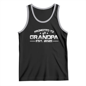 Grandpa Est 2025 Tank Top New Grandpa Father's Day Gift TS10 Black Athletic Heather Print Your Wear