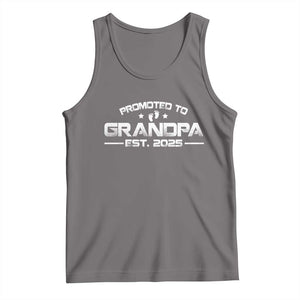 Grandpa Est 2025 Tank Top New Grandpa Father's Day Gift TS10 Deep Heather Print Your Wear