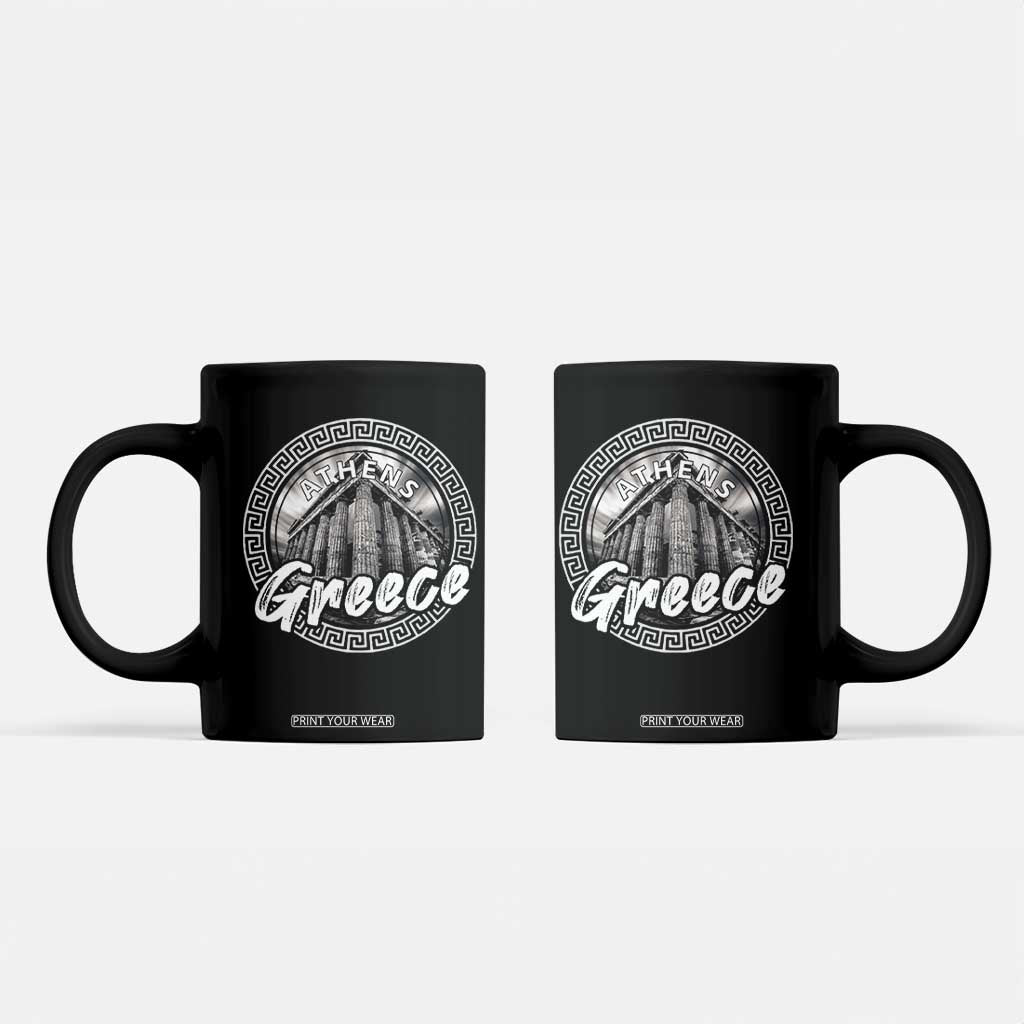 Greece Athens Parthenon Acropolis Coffee Mug TS09 Black Print Your Wear