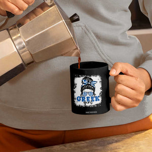 Greek Girl Pride Coffee Mug Proud Greece Messy Bun Girl TS09 Print Your Wear