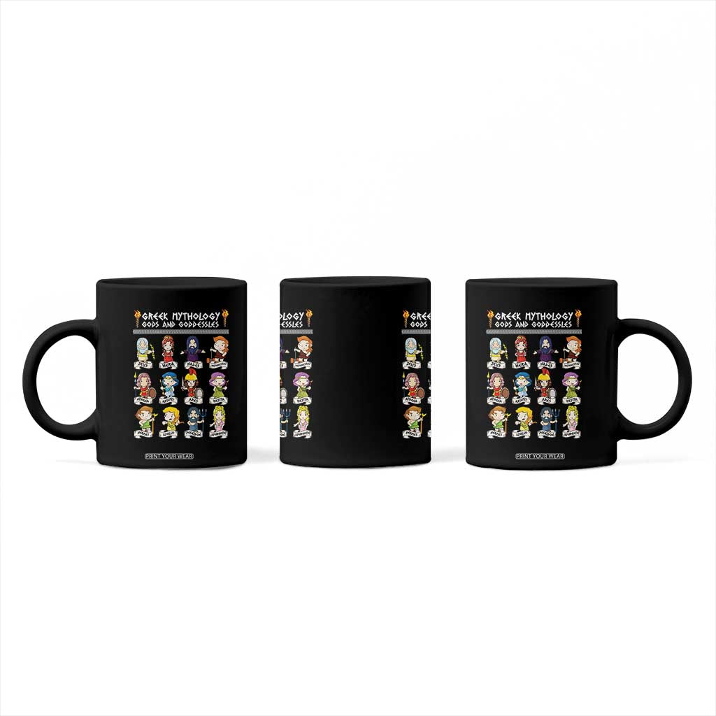 Greek Mythology Coffee Mug Gods And Goddesses TS09 Print Your Wear