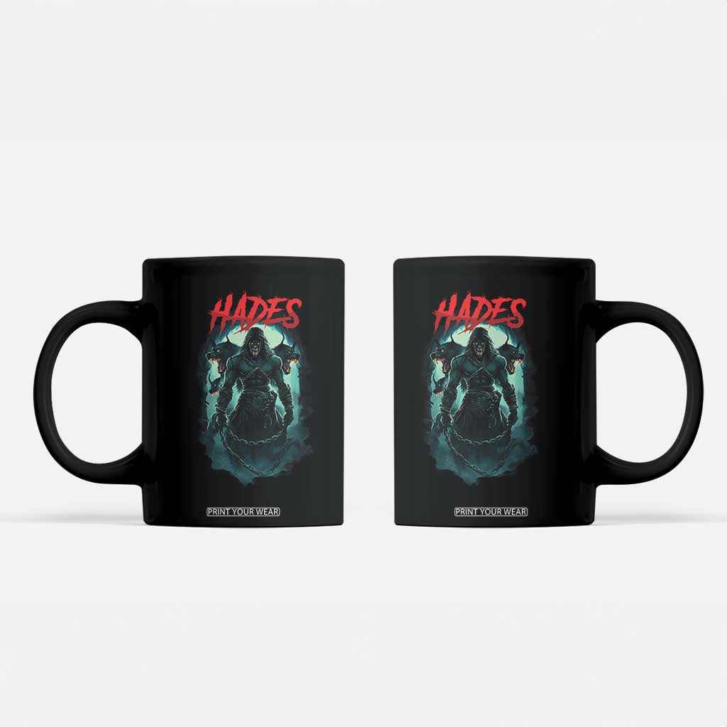 Greek Mythology Hades Coffee Mug God Of The Underworld Cerberus TS09 Black Print Your Wear