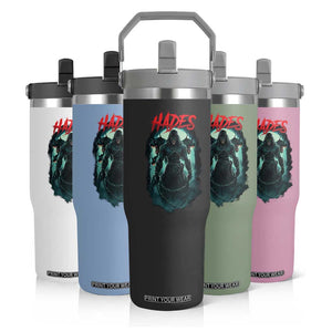 Greek Mythology Hades Flip Straw Tumbler God Of The Underworld Cerberus TS09 Print Your Wear