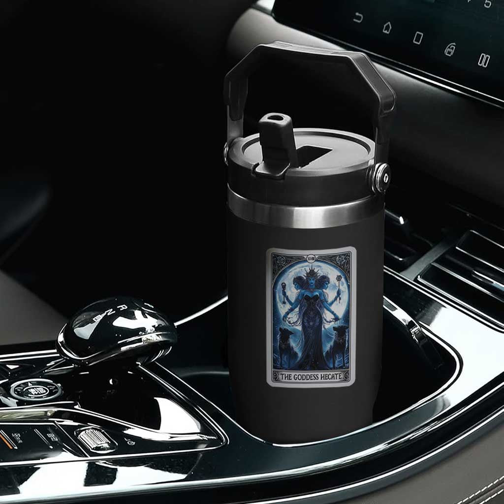 Greek Mythology Hecate Triple Goddess Flip Straw Tumbler Moon Pagan Gothic Witch TS09 Print Your Wear