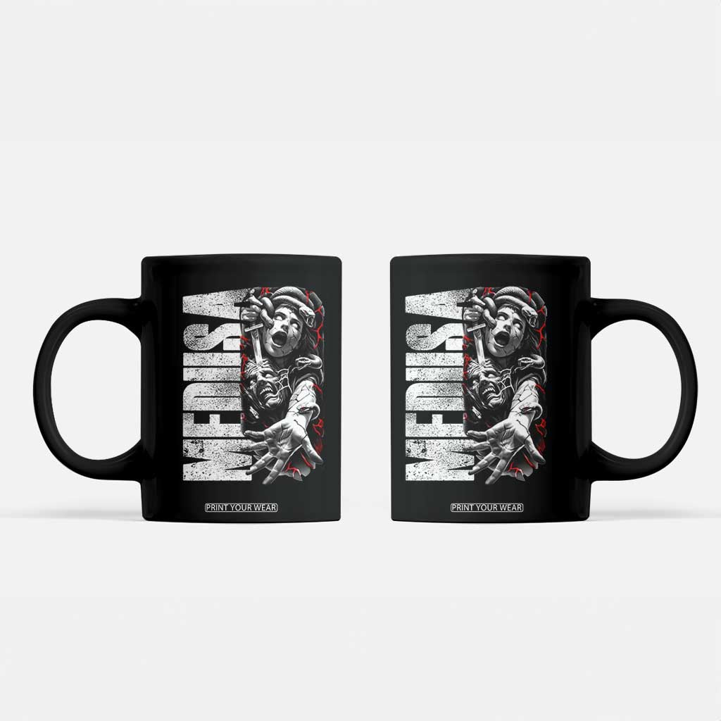 Greek Mythology Medusa Coffee Mug TS09 Black Print Your Wear