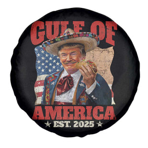 Gulf Of USA 2025 Spare Tire Cover USA American Flag Trump Gulf Mexico TS10 Print Your Wear