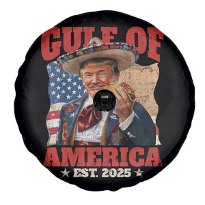 Gulf Of USA 2025 Spare Tire Cover USA American Flag Trump Gulf Mexico TS10 Print Your Wear