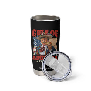 Gulf Of USA 2025 Tumbler Cup USA American Flag Trump Gulf Mexico TS10 Print Your Wear