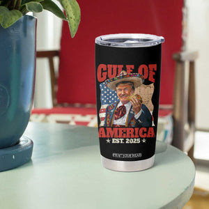 Gulf Of USA 2025 Tumbler Cup USA American Flag Trump Gulf Mexico TS10 Print Your Wear