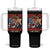 Gulf Of USA 2025 Tumbler With Handle USA American Flag Trump Gulf Mexico TS10 One Size: 40 oz Black Print Your Wear