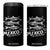 Gulf of Mexico 4 in 1 Can Cooler Tumbler Golfo de México 1550 Texas Alabama Florida Beach TS10 One Size: 16 oz Black Print Your Wear