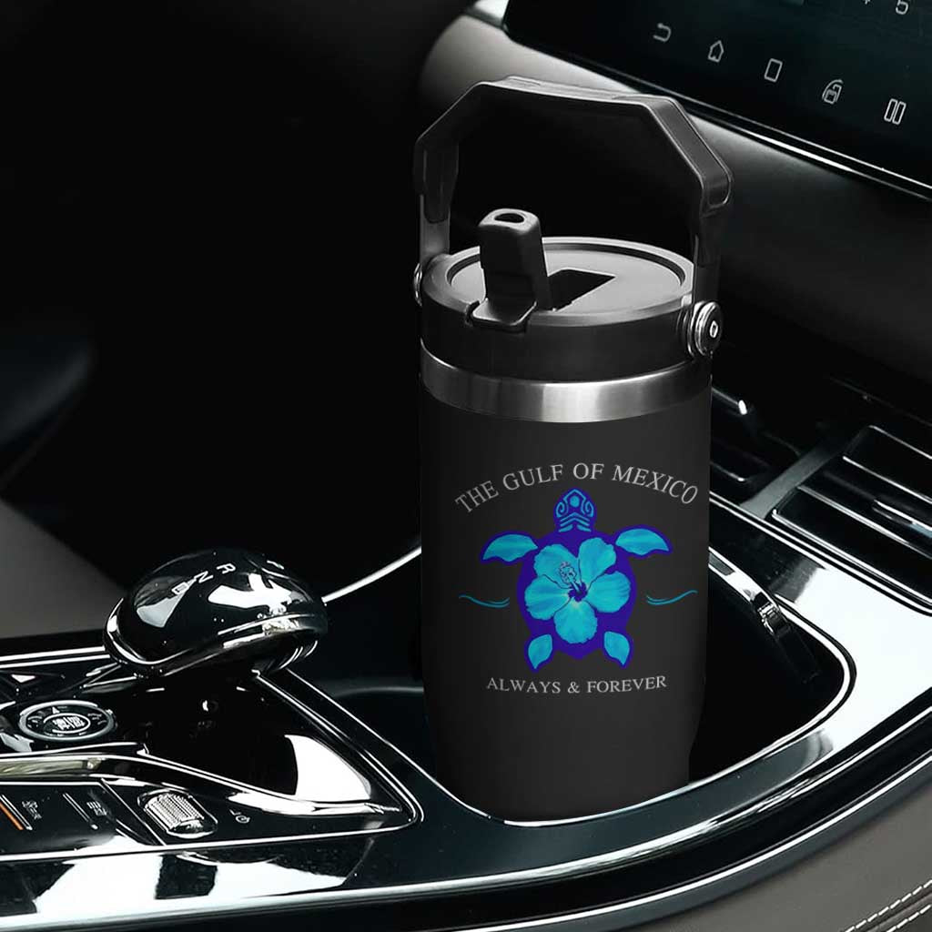 Gulf of Mexico Flip Straw Tumbler Texas Alabama Florida Beach Mexican Always And Forever TS10 Print Your Wear