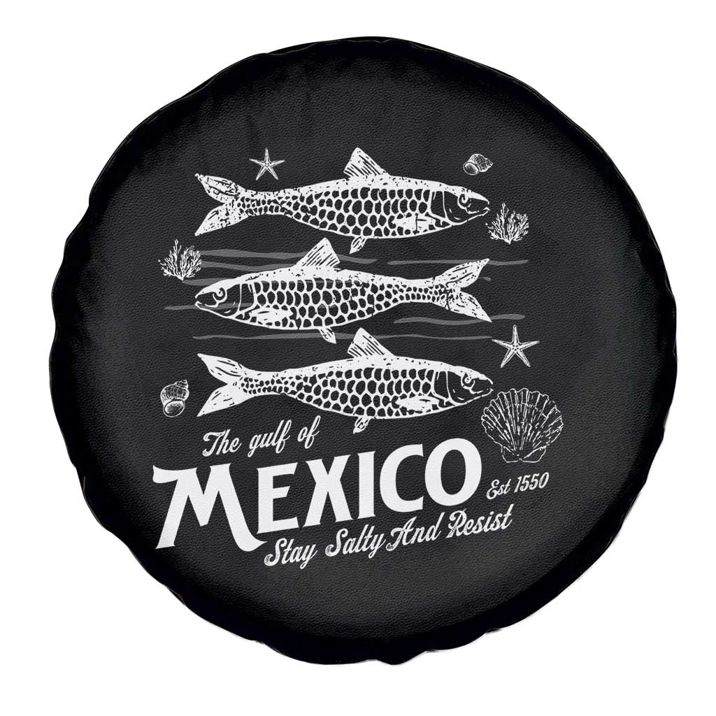 Gulf of Mexico Spare Tire Cover Golfo de México 1550 Texas Alabama Florida Beach TS10 Print Your Wear