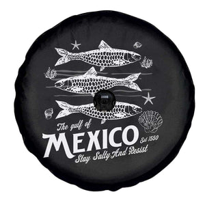 Gulf of Mexico Spare Tire Cover Golfo de México 1550 Texas Alabama Florida Beach TS10 Print Your Wear
