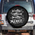 Gulf of Mexico Spare Tire Cover Golfo de México 1550 Texas Alabama Florida Beach TS10 No hole Black Print Your Wear
