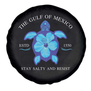 Gulf of Mexico Spare Tire Cover Texas Alabama Florida Beach Turtle Hibiscus TS10 Print Your Wear