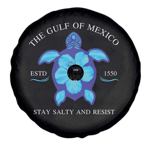 Gulf of Mexico Spare Tire Cover Texas Alabama Florida Beach Turtle Hibiscus TS10 Print Your Wear
