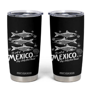 Gulf of Mexico Tumbler Cup Golfo de México 1550 Texas Alabama Florida Beach TS10 Black Print Your Wear