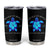 Gulf of Mexico Tumbler Cup Texas Alabama Florida Beach Turtle Hibiscus TS10 Black Print Your Wear