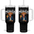 Gulf of Murica Est. 2025 Tumbler With Handle Funny Trump Sombrero Taco Parody TS02 One Size: 40 oz Black Print Your Wear