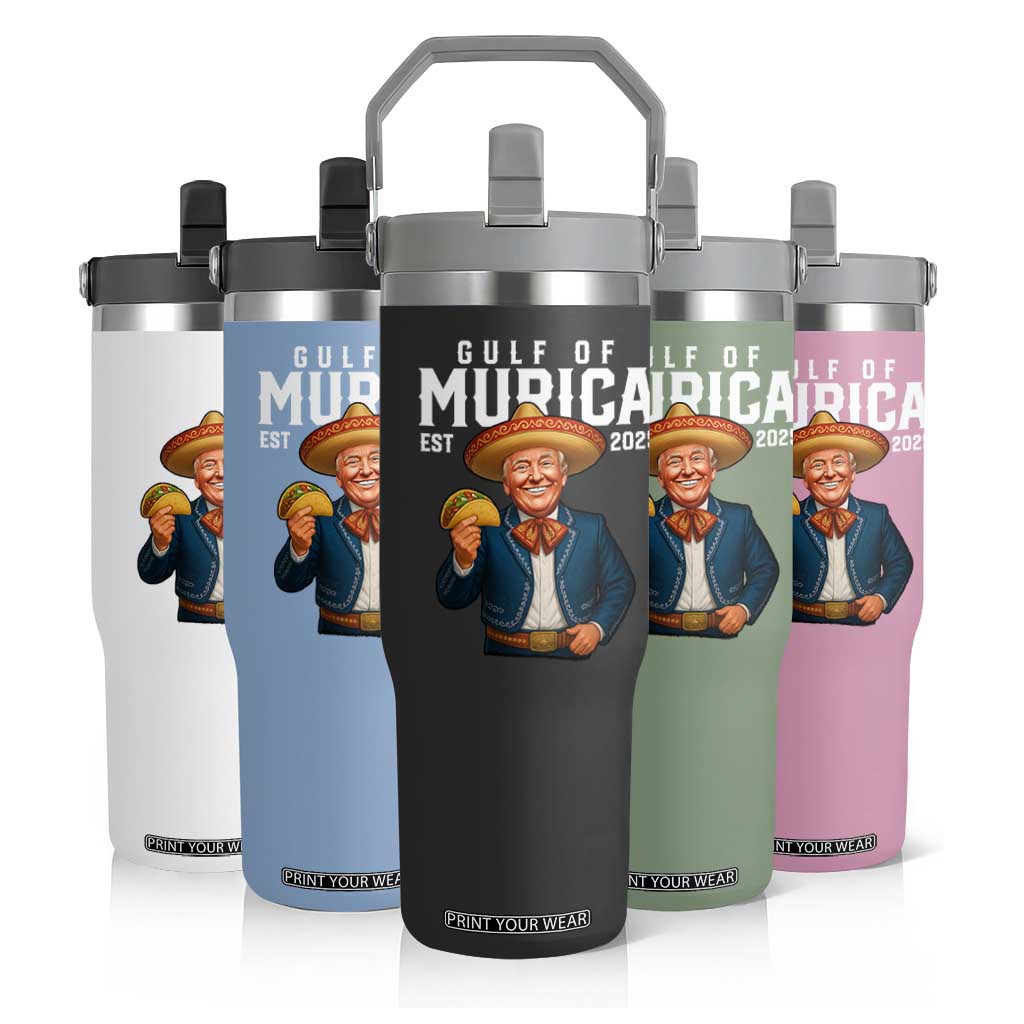 Gulf of Murica Est. 2025 x Funny Trump Sombrero Taco Parody TS02 Print Your Wear