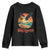 Gulf of USA 2025 Bald Eagle Youth Sweatshirt Vintage Patriotic Beach Sunset 4th Of July TS02 Black Print Your Wear